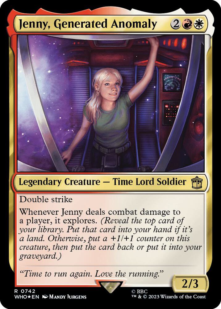 Jenny, Generated Anomaly 742/331 (Universes Beyond: Doctor Who)  - Surge Foil | Good Games Modbury