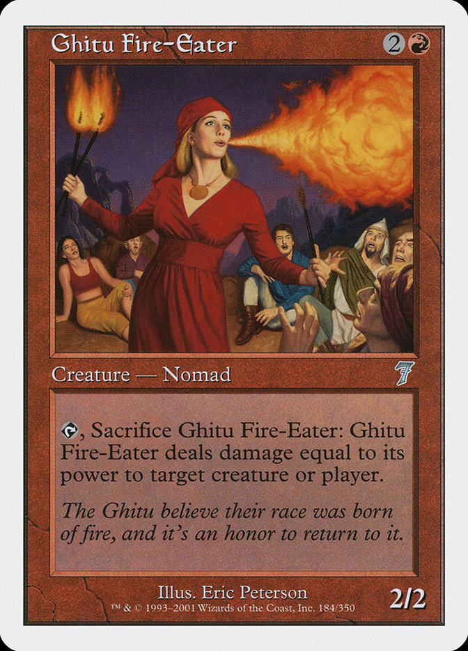 Ghitu Fire-Eater 184/350 (7th Edition)  | Good Games Modbury
