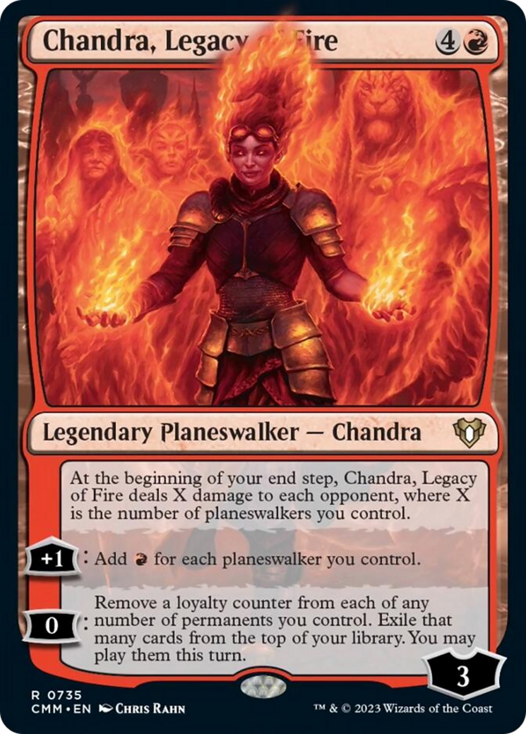 Chandra, Legacy of Fire [Commander Masters] | Good Games Modbury