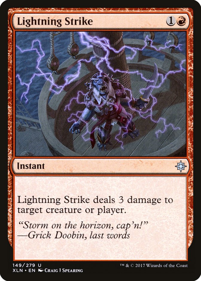 Lightning Strike [Ixalan] | Good Games Modbury