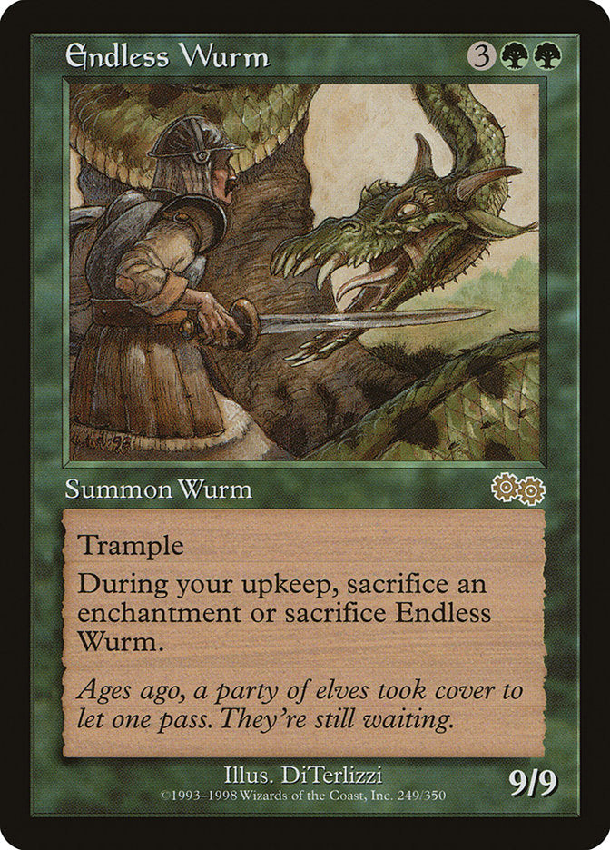 Endless Wurm 249/350 (Urza's Saga)  | Good Games Modbury