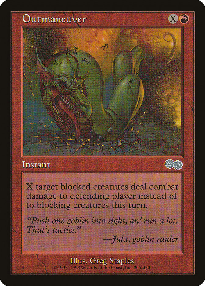 Outmaneuver 205/350 (Urza's Saga)  | Good Games Modbury