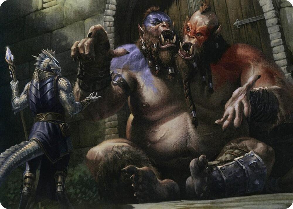 Ettin Art Card 13 (Art Series: Adventures in the Forgotten Realms)  | Good Games Modbury