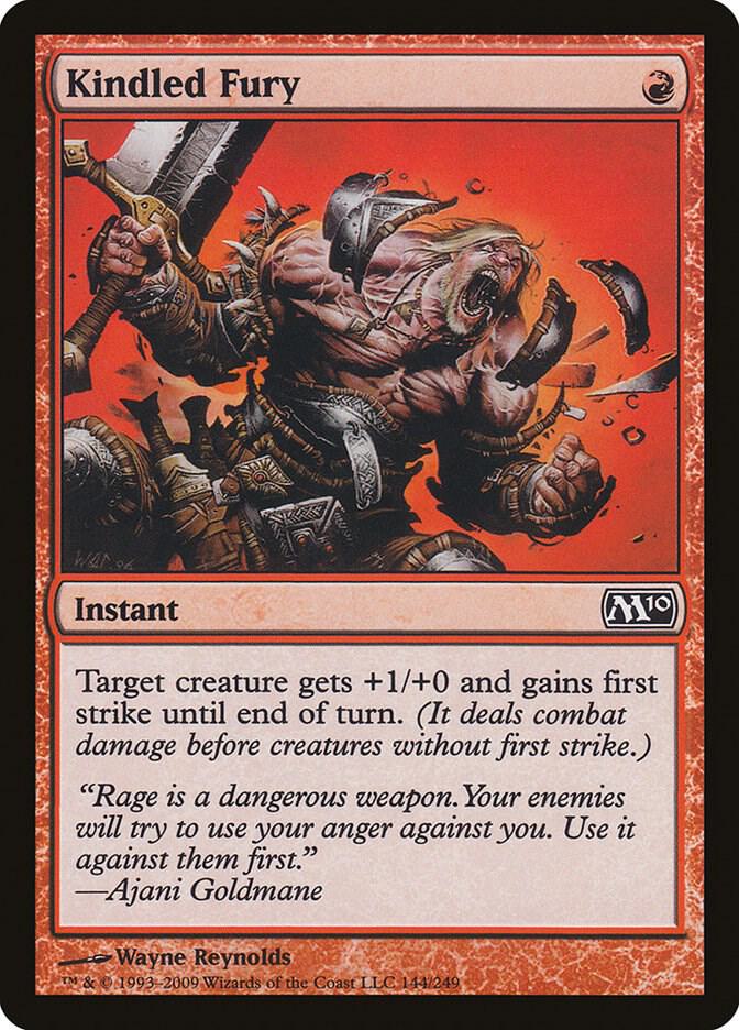 Kindled Fury 144 (Magic 2010 (M10))  - Foil | Good Games Modbury