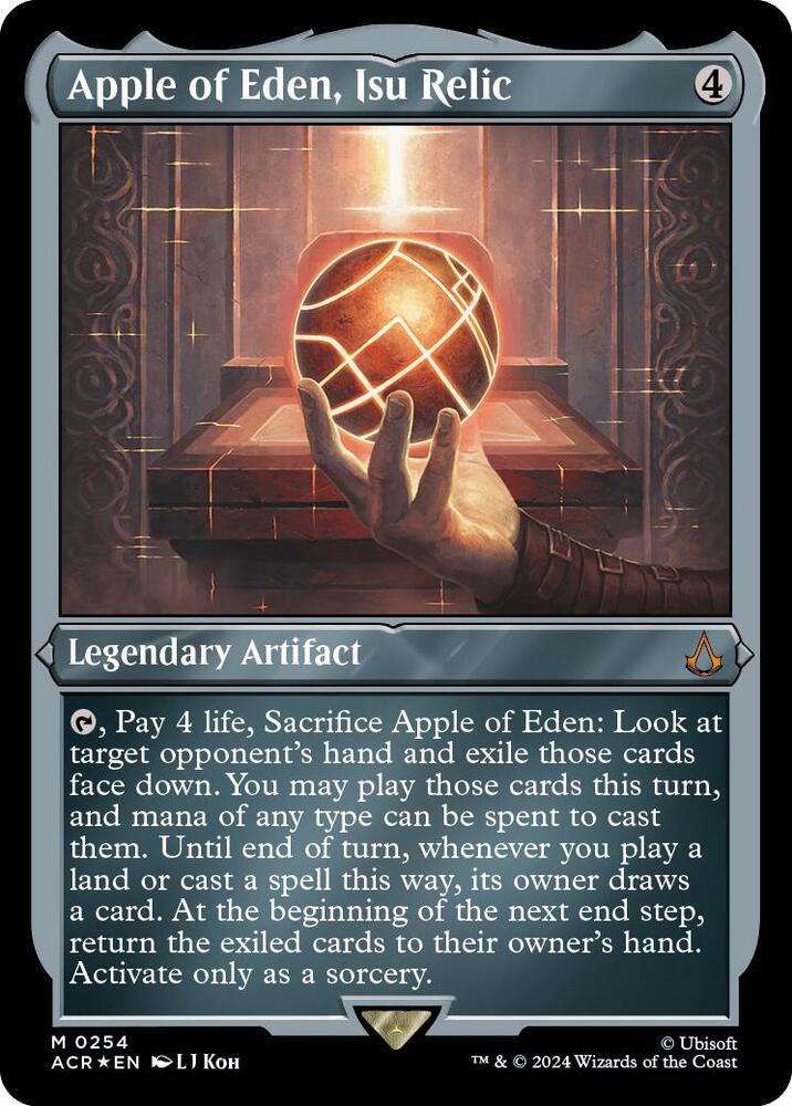 Apple of Eden, Isu Relic 254 (Universes Beyond: Assassin's Creed)  - Etched Foil | Good Games Modbury