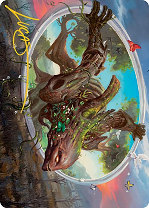 Gaeas Will Art Card Gold Stamped Signature 38 (Art Series: Modern Horizons 2)  | Good Games Modbury