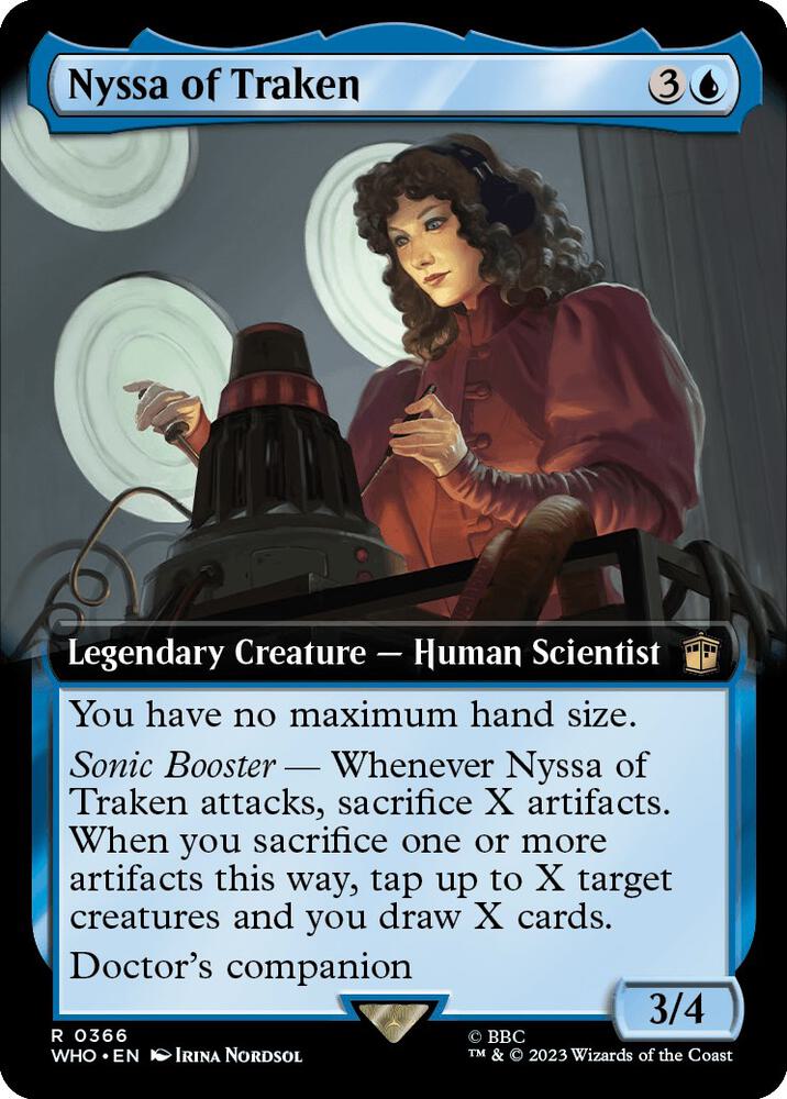 Nyssa of Traken 366/331 (Universes Beyond: Doctor Who)  - Extended Art | Good Games Modbury