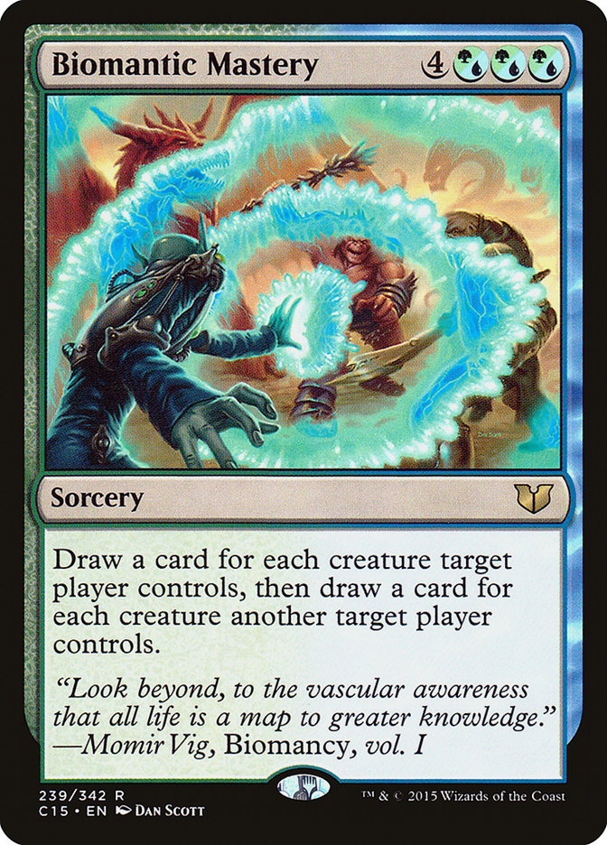 Biomantic Mastery 239/342 (Commander 2015)  | Good Games Modbury