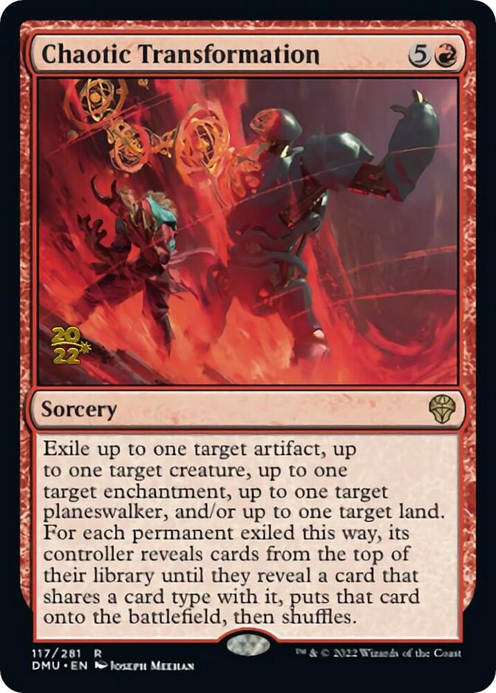 Chaotic Transformation 117 (Prerelease Cards)  - Foil | Good Games Modbury