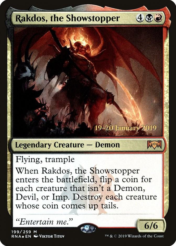Rakdos the Showstopper 199s/81 (Prerelease Cards)  - Foil | Good Games Modbury