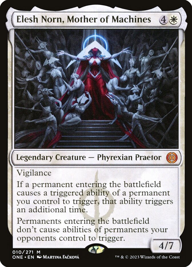 Elesh Norn Mother of Machines 10 (Phyrexia: All Will Be One)  - Foil | Good Games Modbury