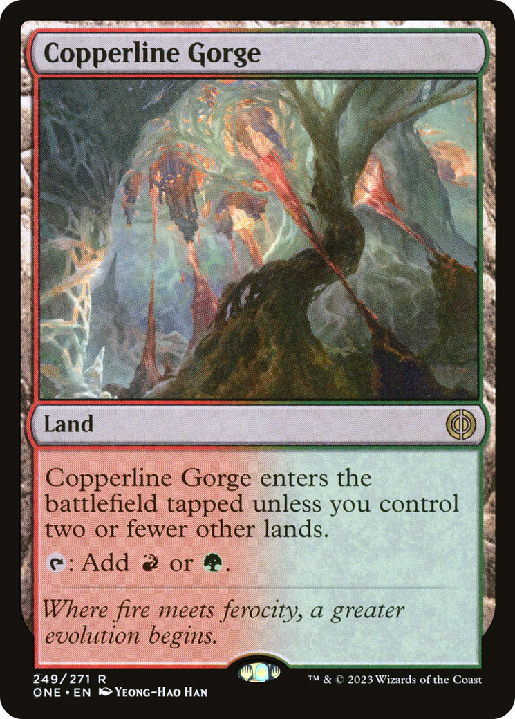 Copperline Gorge [Phyrexia: All Will Be One] | Good Games Modbury