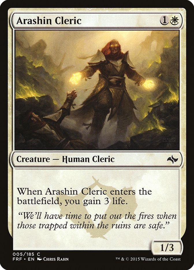 Arashin Cleric 5/185 (Fate Reforged)  | Good Games Modbury