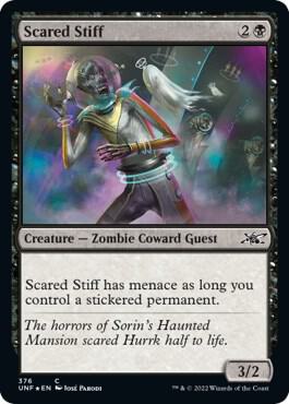 Scared Stiff Galaxy Foil 376/244 (Unfinity)  - Foil | Good Games Modbury