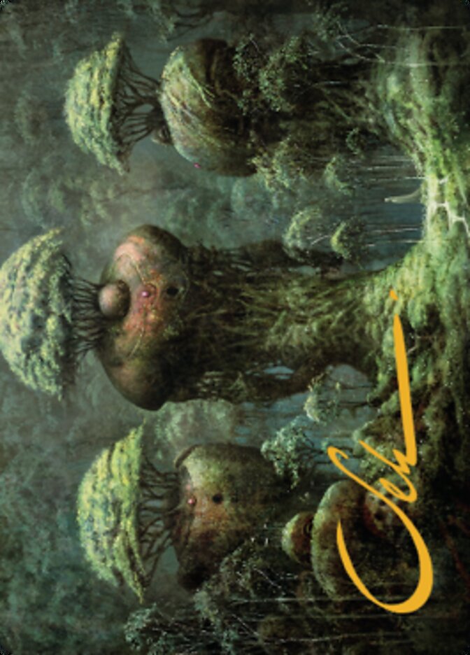 Forest Art Card (Gold-Stamped Signature) [Dominaria United Art Series] | Good Games Modbury