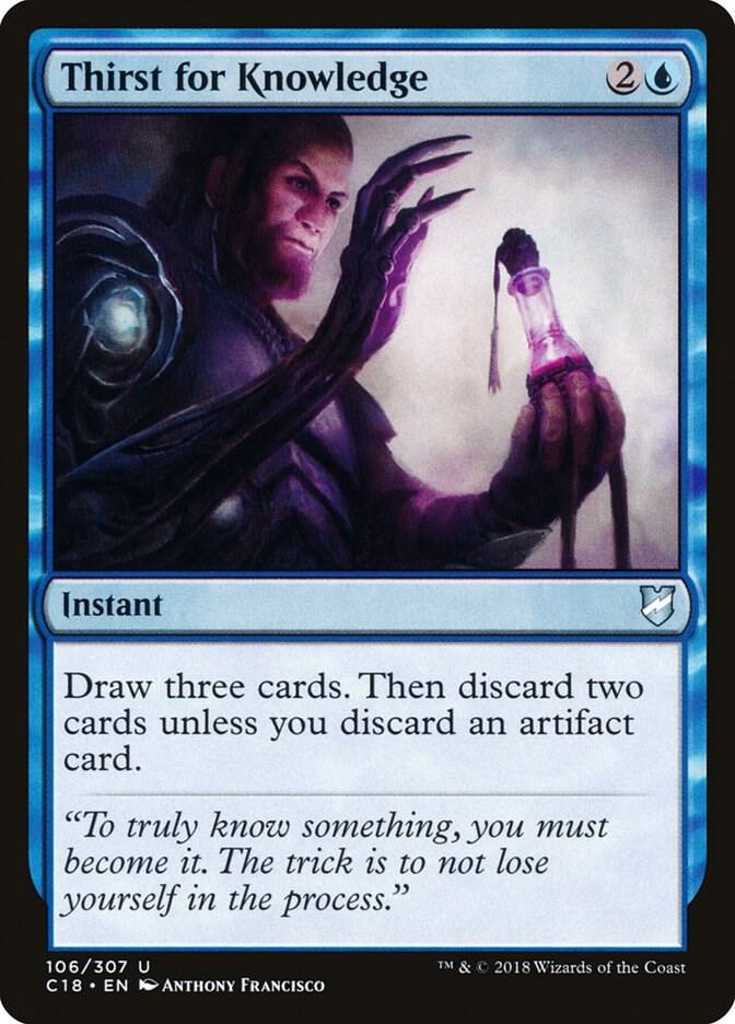 Thirst for Knowledge 106/307 (Commander 2018)  | Good Games Modbury