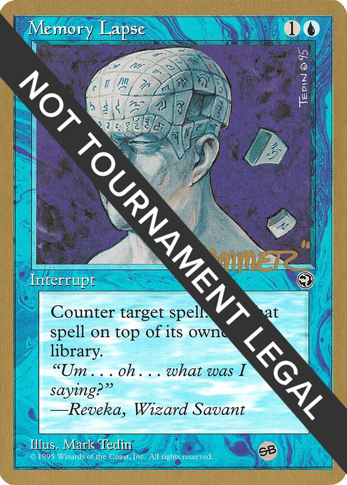 Memory Lapse 1996 Shawn Hammer Regnier HML SB shr32bsb/308 (World Championship Decks)  | Good Games Modbury