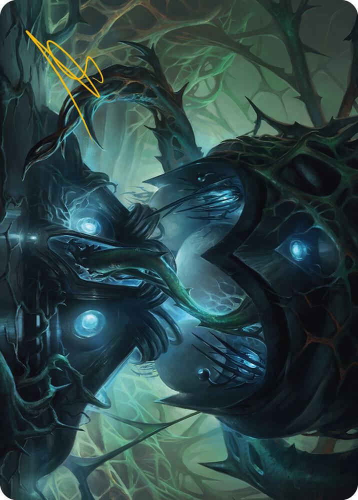 Expand the Sphere Art Card Gold Stamped Signature 38 (Art Series: Phyrexia: All Will Be One)  | Good Games Modbury