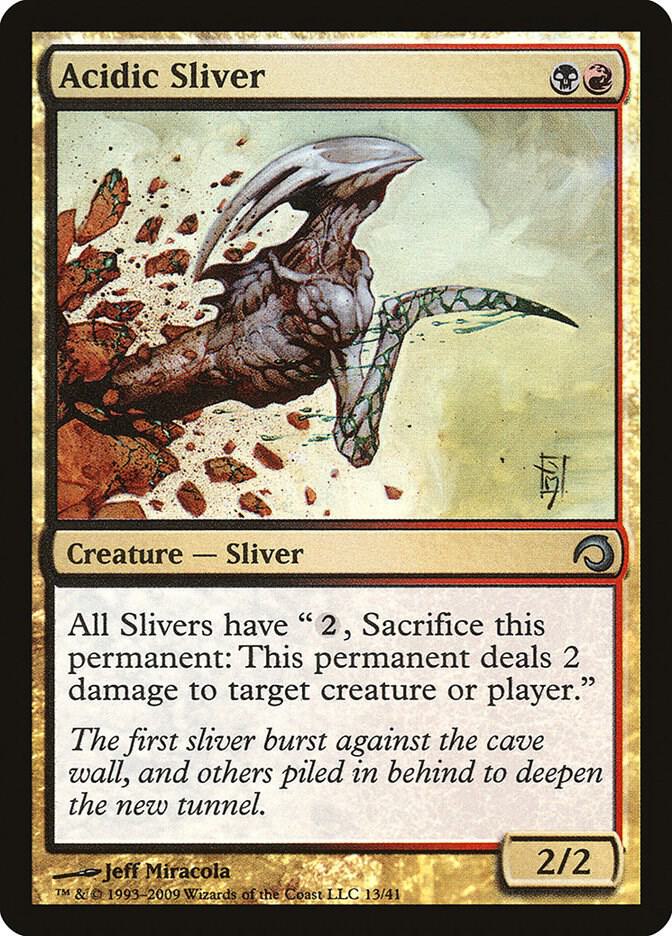 Acidic Sliver 13/41 (Premium Deck Series: Slivers)  - Foil | Good Games Modbury