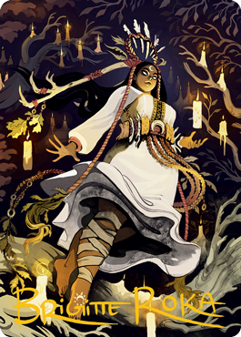Candlegrove Witch 2 Art Card (Gold-Stamped Signature) [Innistrad: Midnight Hunt Art Series] | Good Games Modbury