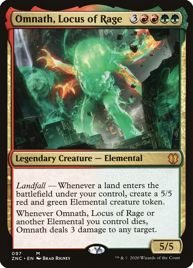 Omnath, Locus of Rage [Zendikar Rising Commander] | Good Games Modbury