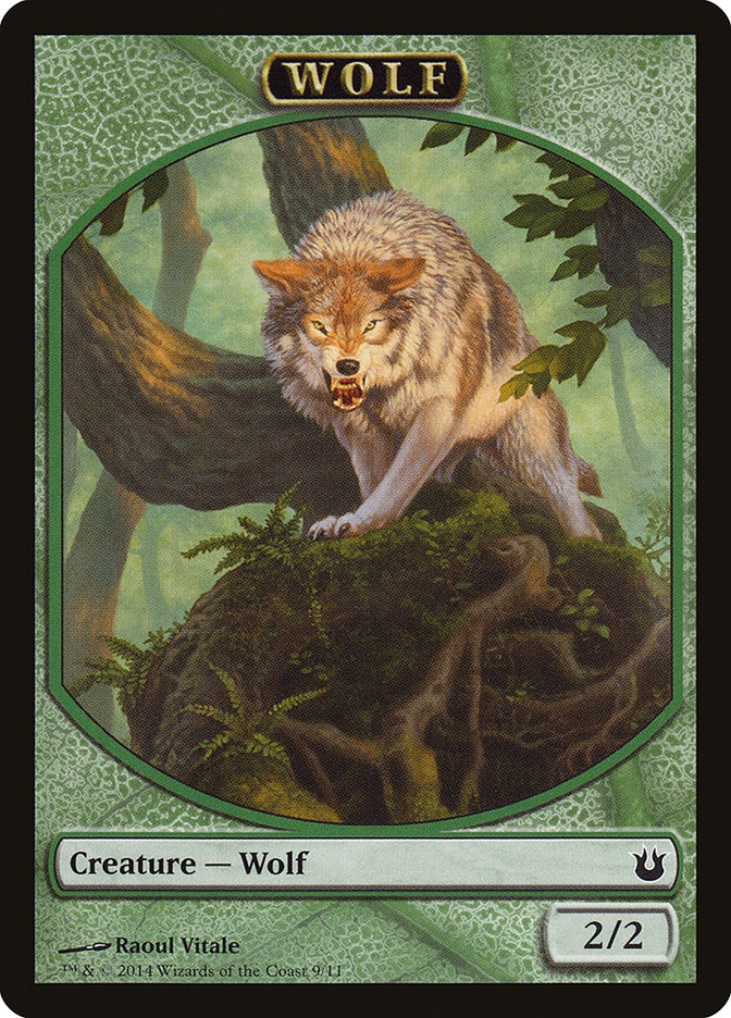 Wolf Token [Born of the Gods Tokens] | Good Games Modbury