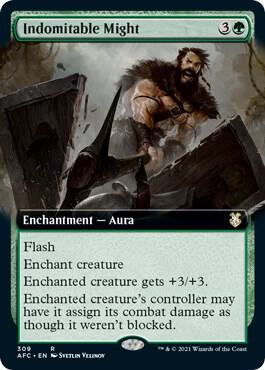 Indomitable Might Extended Art 309/62 (Commander: Adventures in the Forgotten Realms)  | Good Games Modbury