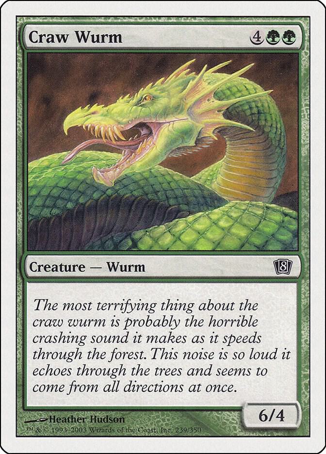 Craw Wurm 239/350 (8th Edition)  | Good Games Modbury