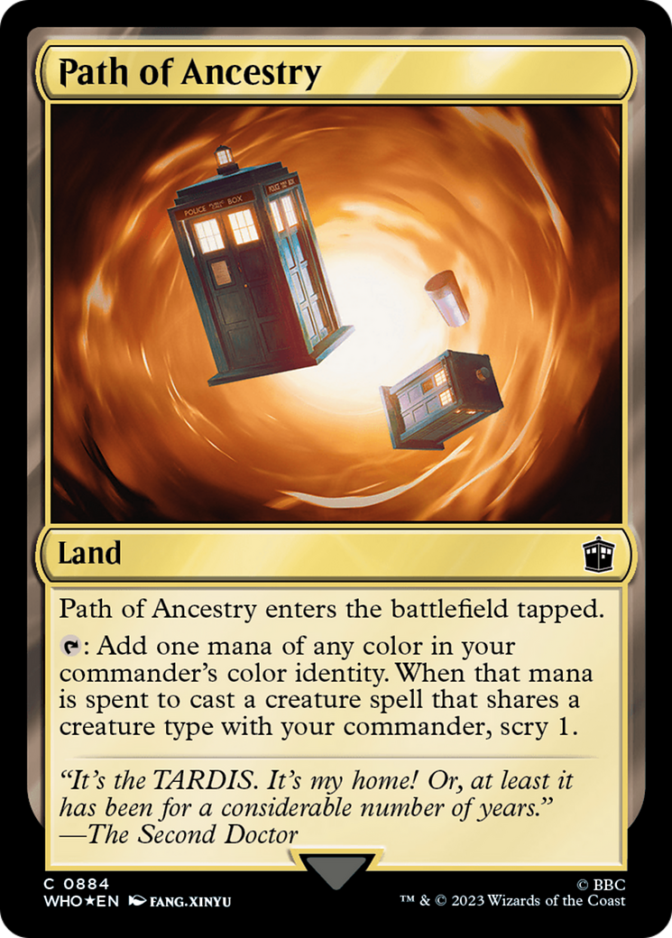 Path of Ancestry (Surge Foil) [Doctor Who] | Good Games Modbury