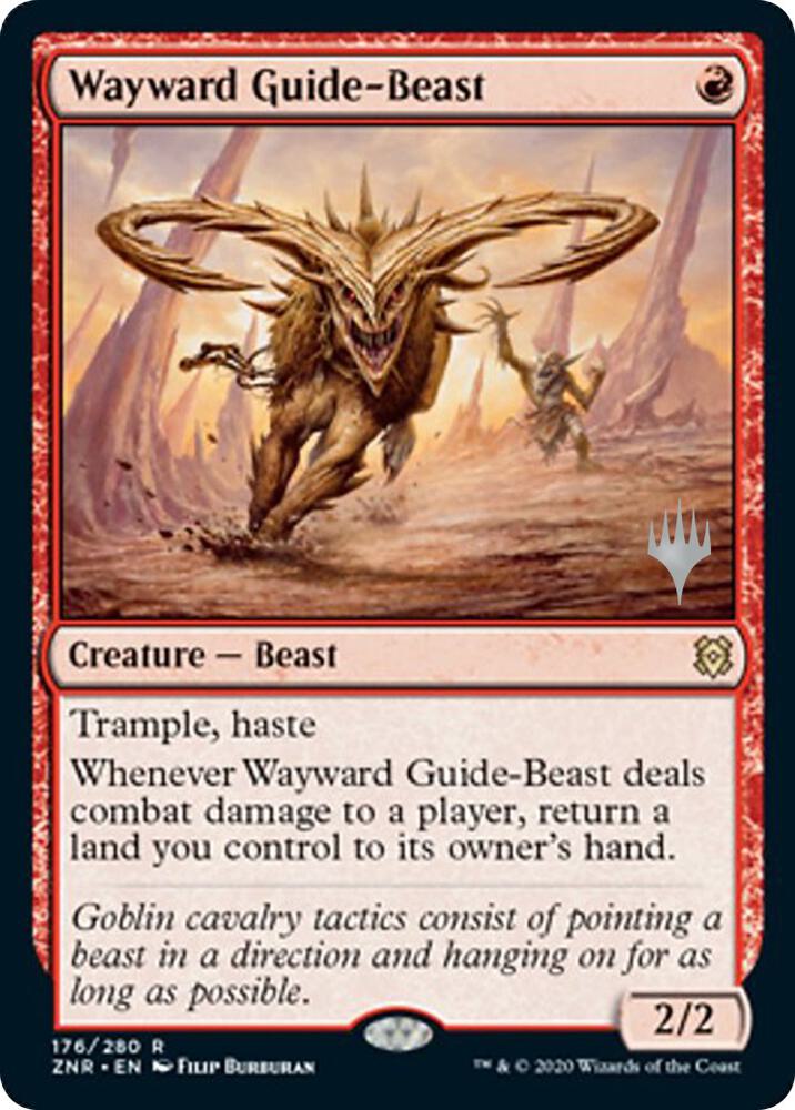 Wayward Guide Beast 176 (Promo Pack: Zendikar Rising)  | Good Games Modbury