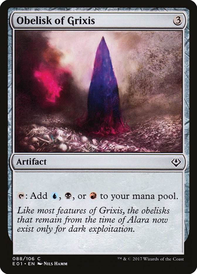 Obelisk of Grixis [Archenemy: Nicol Bolas] | Good Games Modbury