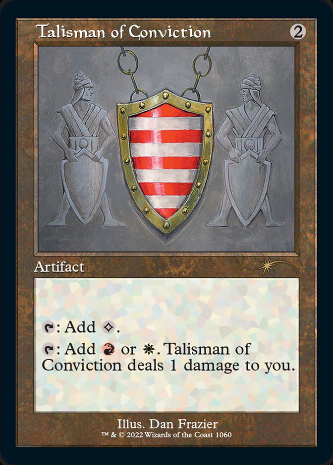 Talisman of Conviction (Foil Etched) [Secret Lair Drop Series] | Good Games Modbury