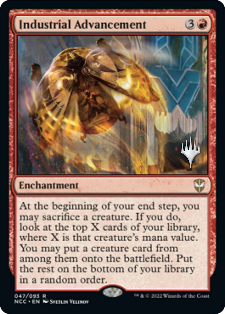 Industrial Advancement 47p/76 (Promo Pack: Streets of New Capenna)  - Foil | Good Games Modbury