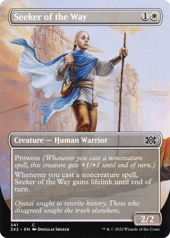 Seeker of the Way Borderless 341/331 (Double Masters 2022)  | Good Games Modbury