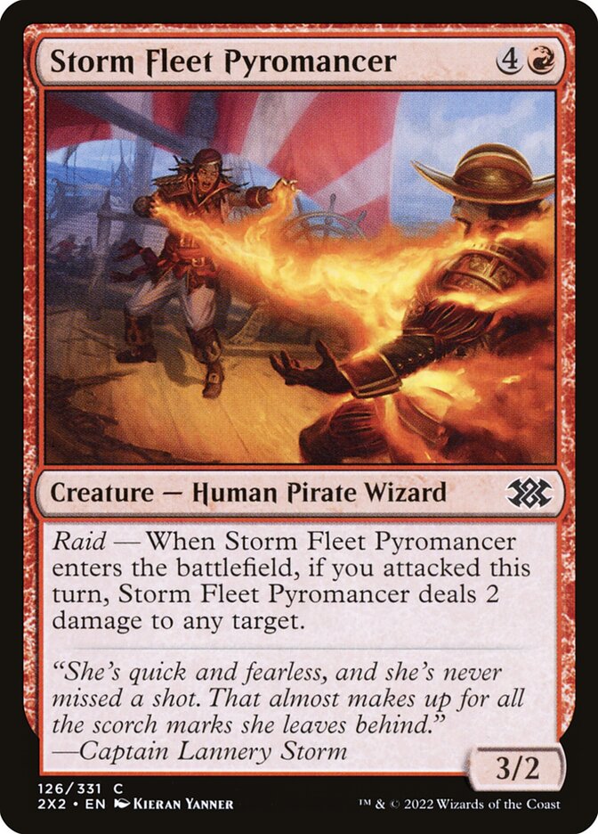 Storm Fleet Pyromancer 126/331 (Double Masters 2022)  | Good Games Modbury