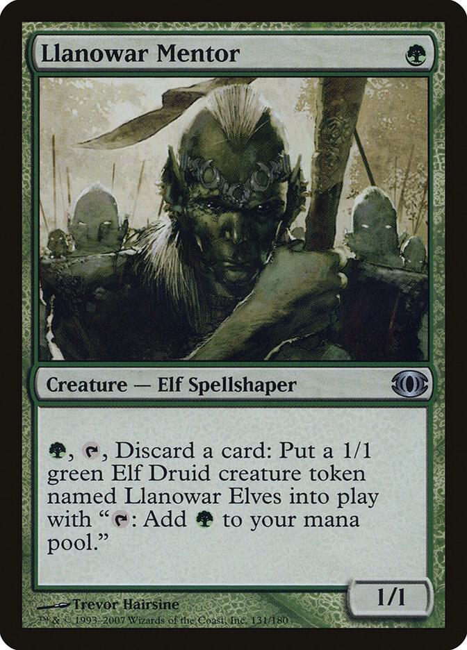 Llanowar Mentor 131/180 (Future Sight)  - Foil | Good Games Modbury