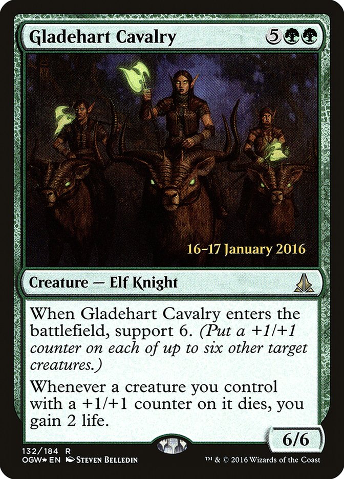Gladehart Cavalry [Oath of the Gatewatch Prerelease Promos] | Good Games Modbury
