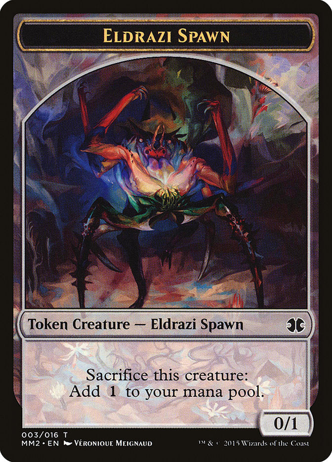 Eldrazi Spawn Token (003/016) [Modern Masters 2015 Tokens] | Good Games Modbury