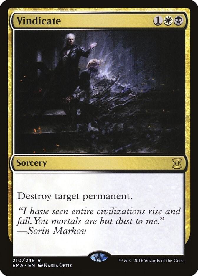 Vindicate 210/249 (Eternal Masters)  - Foil | Good Games Modbury