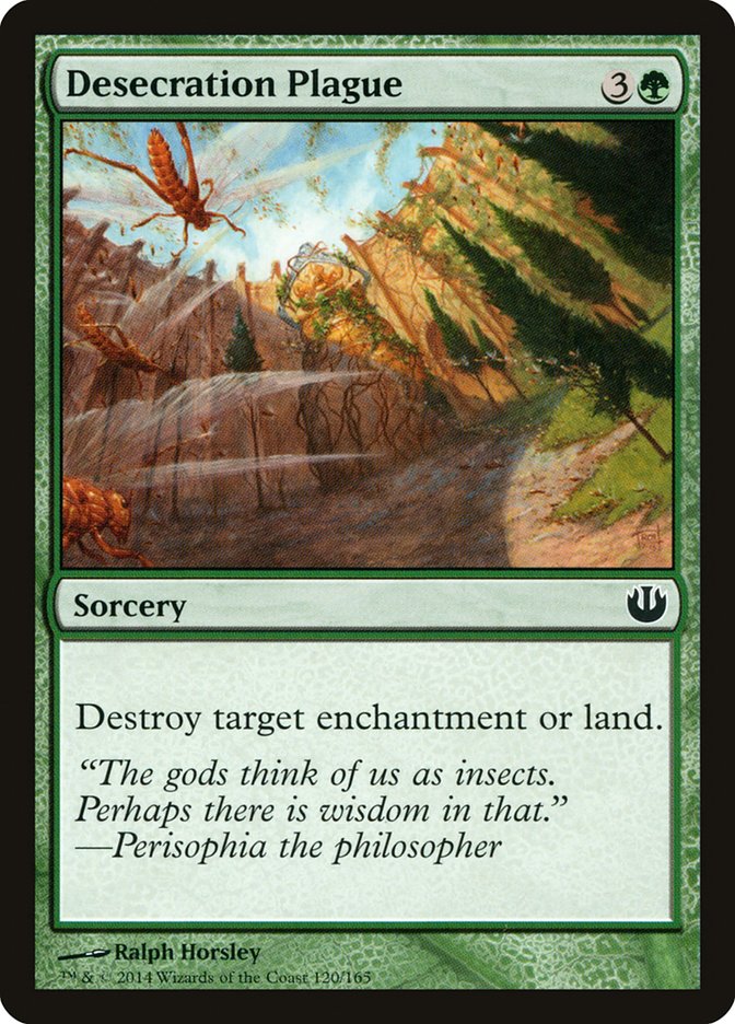 Desecration Plague 120/165 (Journey Into Nyx)  - Foil | Good Games Modbury