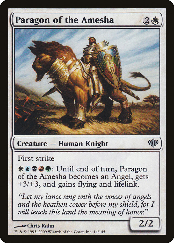 Paragon of the Amesha 14/145 (Conflux)  - Foil | Good Games Modbury