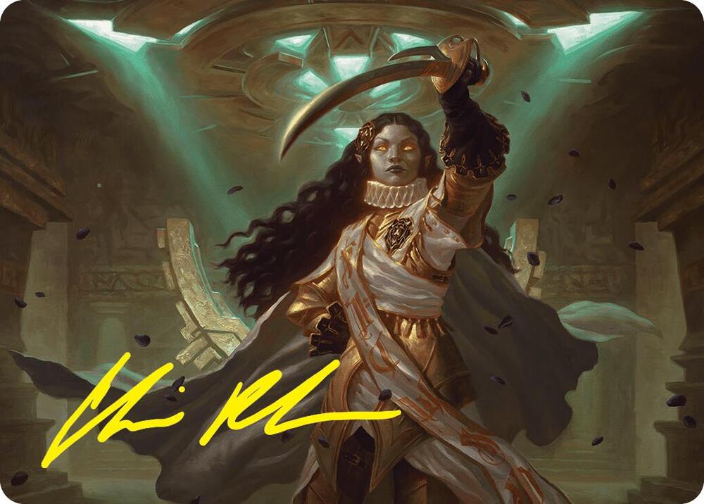 Elenda Saint of Dusk Art Card 15 54 Gold Stamped Signature 15 (Art Series: Foundations)  | Good Games Modbury
