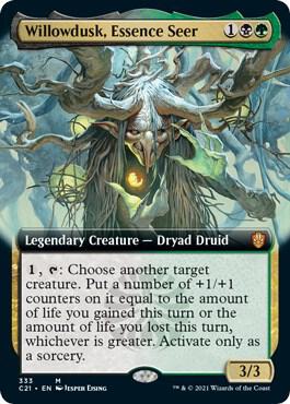 Willowdusk Essence Seer Extended Art 333 (Commander 2021)  | Good Games Modbury