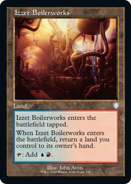 Izzet Boilerworks Retro Frame 188/40 (Commander: The Brothers' War)  | Good Games Modbury