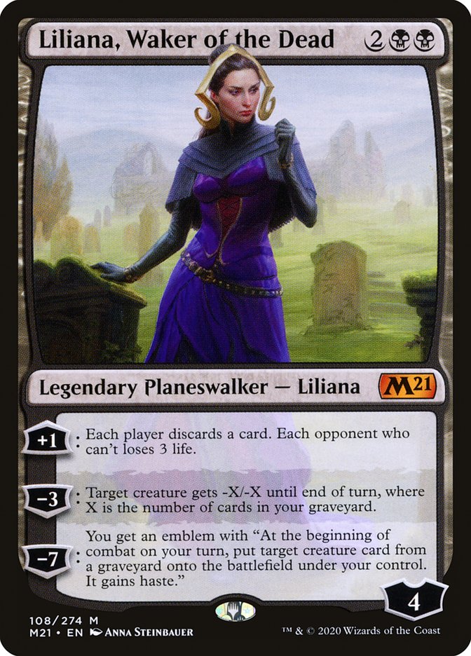 Liliana, Waker of the Dead [Core Set 2021] | Good Games Modbury