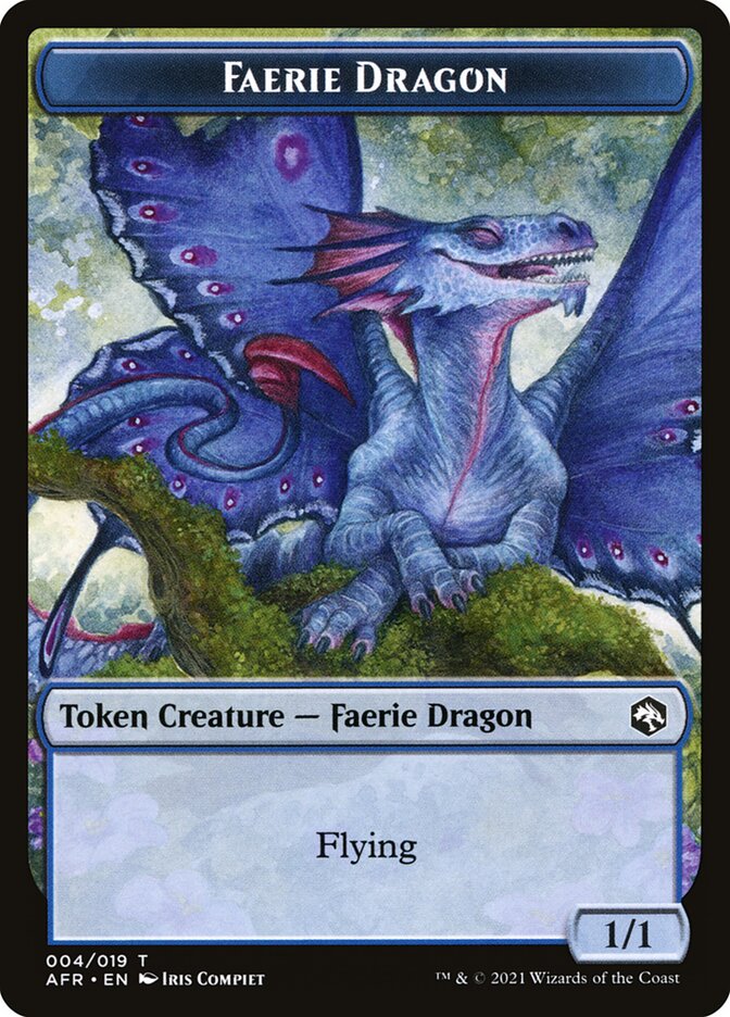 Devil // Faerie Dragon Double-Sided Token [Dungeons & Dragons: Adventures in the Forgotten Realms Tokens] | Good Games Modbury