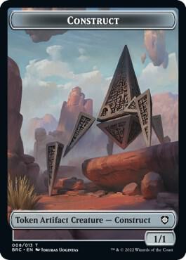Construct 008 Phyrexian Myr Double Sided Token 8 // 5 (Commander: The Brothers' War)  | Good Games Modbury