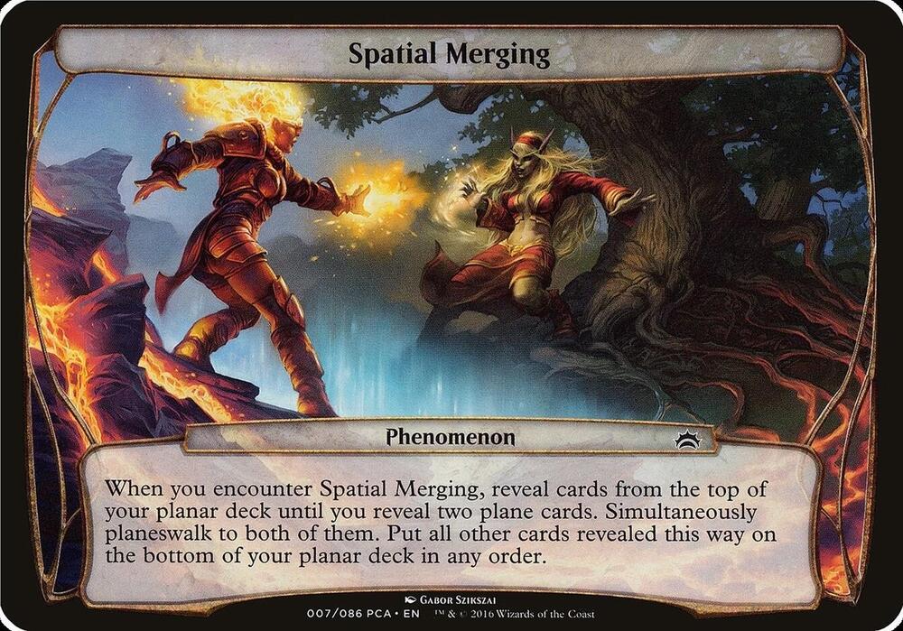 Spatial Merging Planechase Anthology 7/86 (Oversize Cards)  | Good Games Modbury