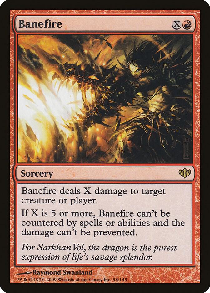 Banefire 58/145 (Conflux)  - Foil | Good Games Modbury