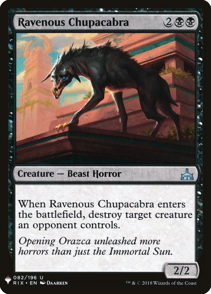 Ravenous Chupacabra [Mystery Booster] | Good Games Modbury